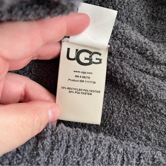 UGG asala hoodie sweatshirt obsidian size medium - Picture 5 of 8